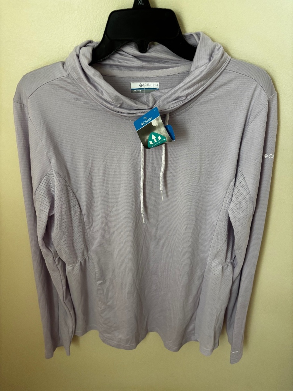 COLUMBIA Omni Wick Active Top Pullover large shirt NWT